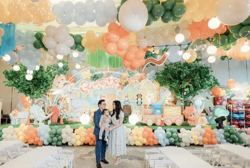 Dekorasi Ulang Tahun Anak tema Dinosaurus - venue lengkap - Hompimpa Party